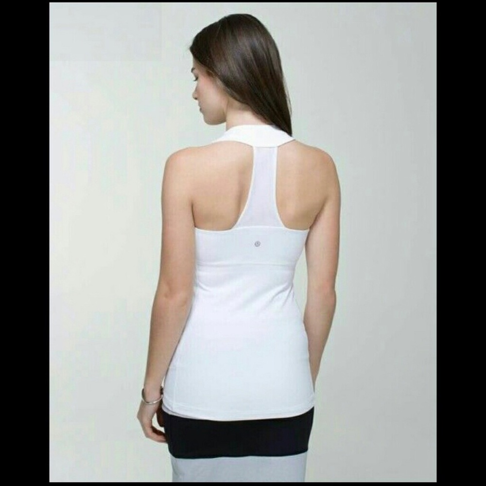 BLACK Lulu Lemon Scoop Neck